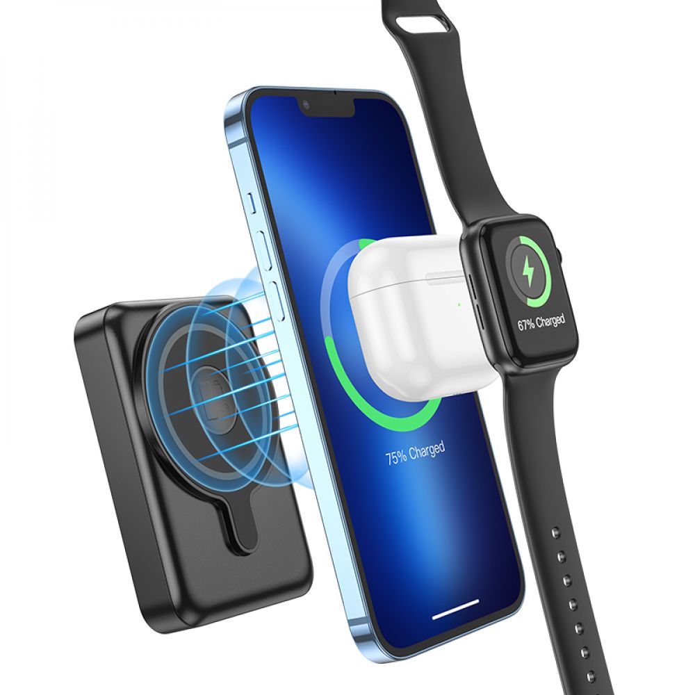 (10000mAh) Magnetic MagSafe Wireless Charger Portable Power Bank for iPhone AirPods Apple Watch (10000mAh) Magnetic MagSafe Wireless Charger Portable Power Bank for iPhone AirPods Apple Watch